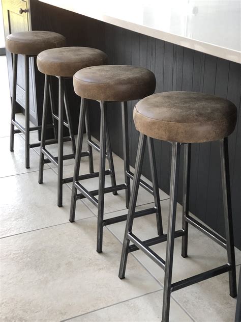 Looking for a good deal on counter stool? Leather Seat Bar Stool — Paul Frampton Design Ltd ...