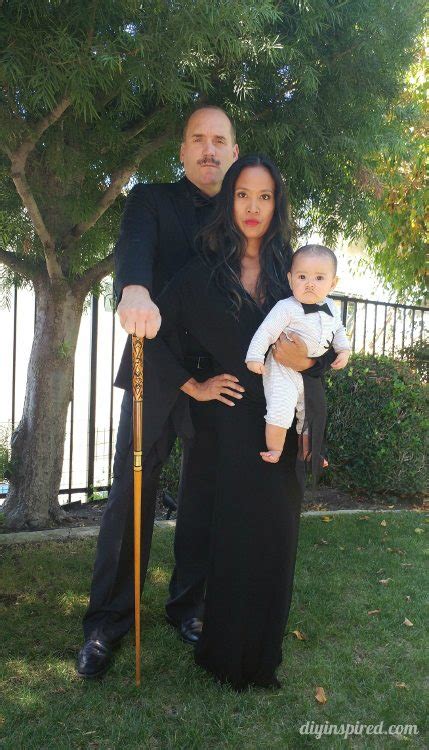Goes well with the other addams. Cheap and Easy Morticia Addams Halloween Costume - DIY Inspired