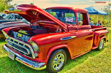 Dark Cherry Red 57 Chevy Happy Truck Thursday There S Jus Flickr