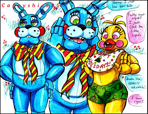Toy Bonnie And Toy Chica Cageyshick05 On Deviantart~ Pinterest