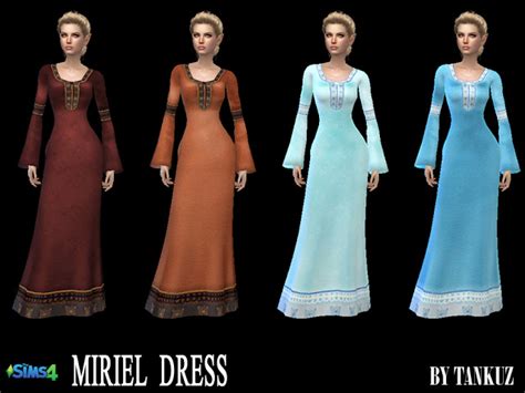 Miriel Dress At Tankuz Sims4 Sims 4 Updates