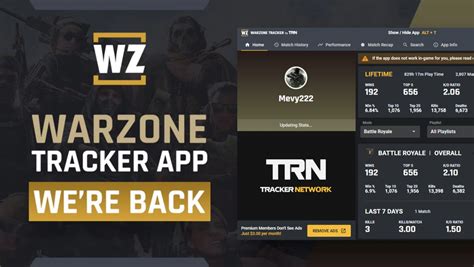 Return Of The Warzone Tracker Overlay Cod Warzone Tracker
