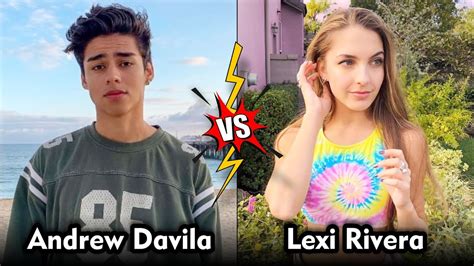 andrew davila vs lexi rivera ⭐ lifestyle comparison youtube