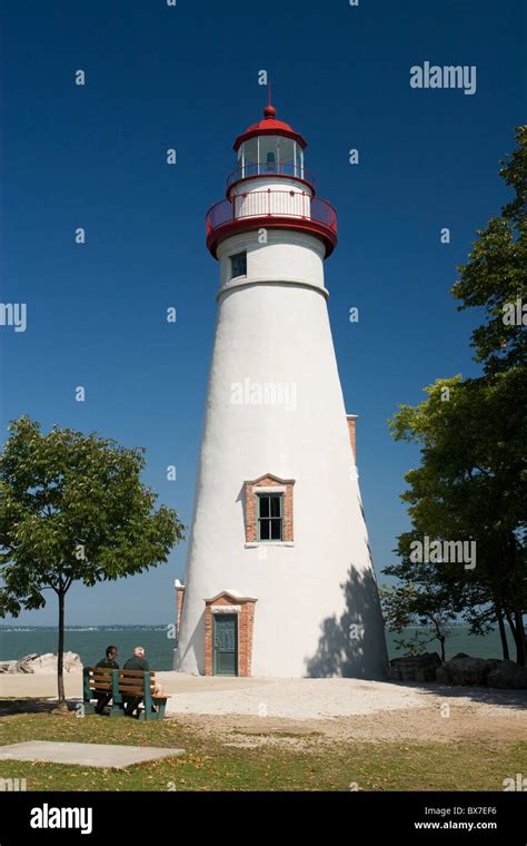 Marblehead Lighthouse On Lake Erie Lighthouse At Marblehead Ohio Usa