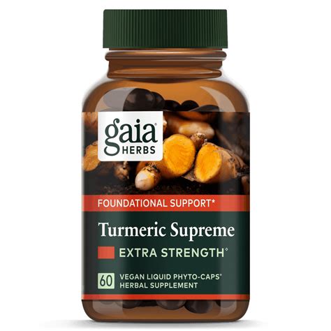 Turmeric Supreme Extra Strength C By Gaia Herbs