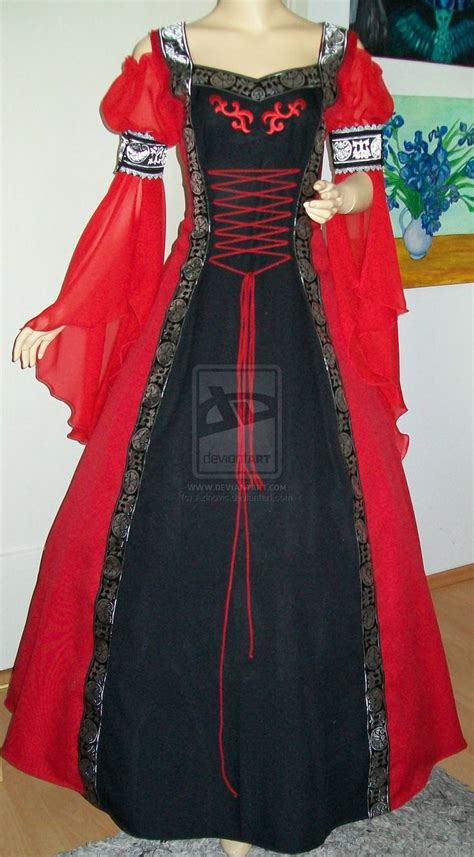 medieval dress oxana in black on deviantart medieval dress