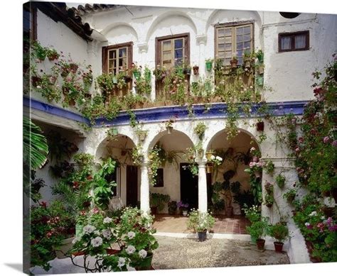 Spain Andalucia Typical Courtyard Patio Hacienda Style Homes