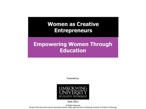 Empowering Women Through Education