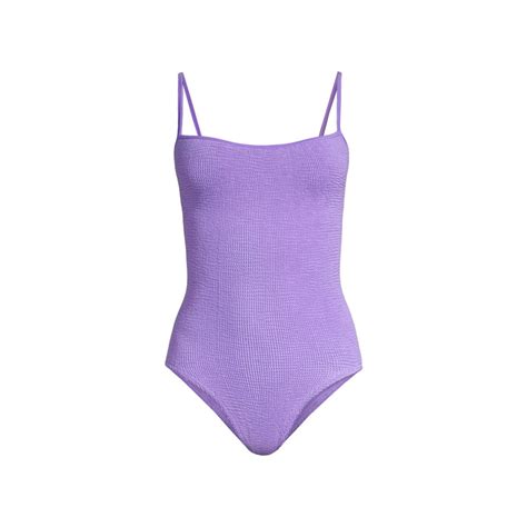 Купить Купальники Слитный купальник Pamela Hunza G цвет фиолетовый