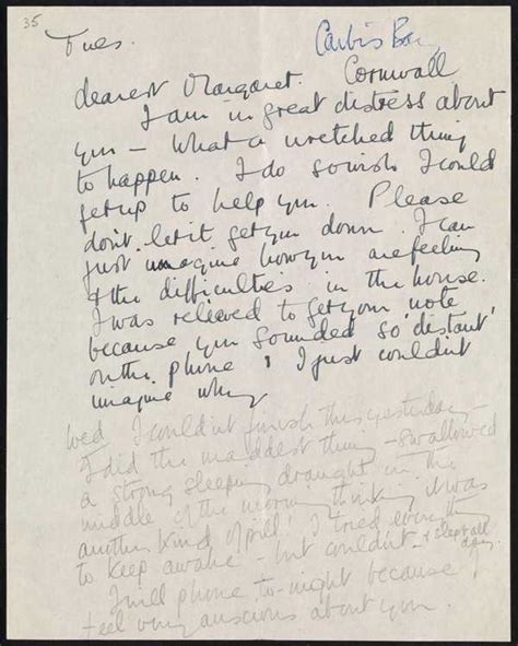 Letter Sent By Barbara Hepworth To Margaret Gardiner‘ Dame Barbara