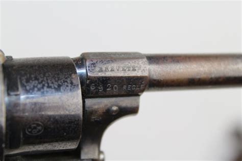 Arendt Belgian Pinfire Revolver Pistol Antique Firearms 006 Ancestry Guns