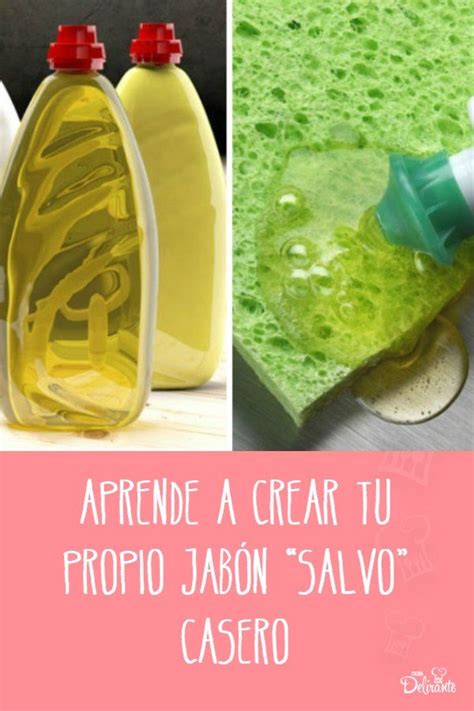 Aprende a crear tu propio jabón SALVO casero Como hacer detergente