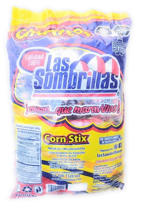 Churros Sombrilla 12 Pack Store Jays Party Shop