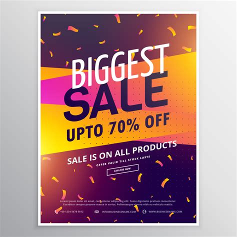 creative biggest sale discount voucher design - Download Free Vector ...