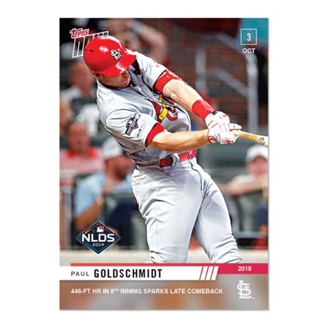 Paul Goldschmidt - MLB TOPPS NOW® Card 945 - Print Run: 213