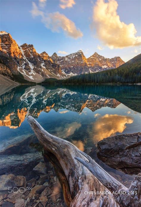 Moraine Lake And The Valley Of The Ten Peaks Banff Alberta By