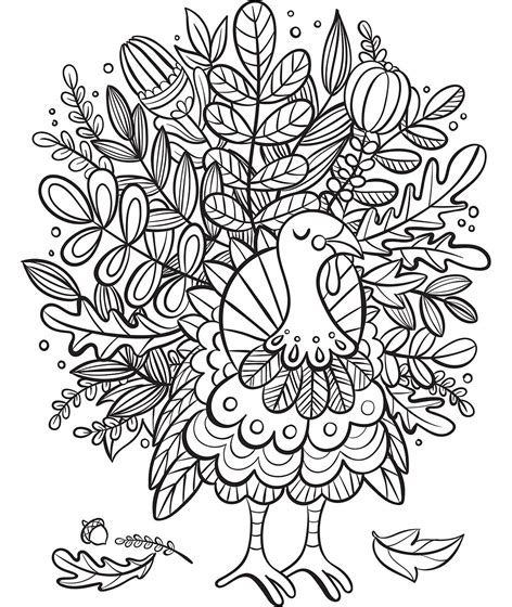 See actions taken by the people who manage and post. Turkey Foliage Coloring Page | crayola.com
