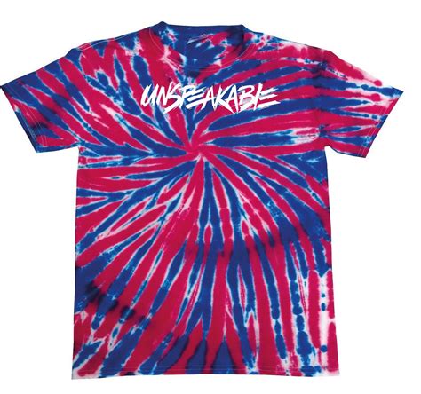 Colortone Tie Dye Unspeakable Mens T Shirt Youtuber Gamer Music