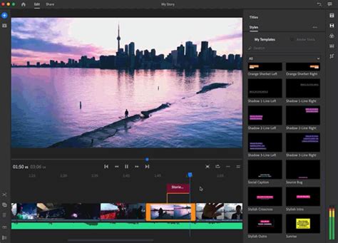 Able to handle and import loads of formats. Adobe Premiere Rush CC - Télécharger