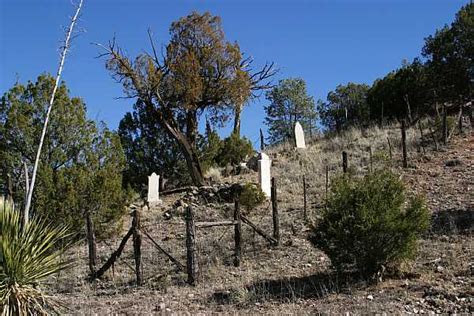 Photograph Of Cemetery North Of Alma New Mexico