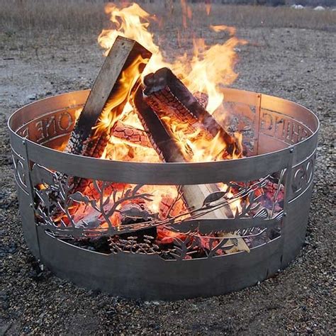 Stainless Steel Outdoor Fire Rings Fire Ring Outdoor Fire Outdoor