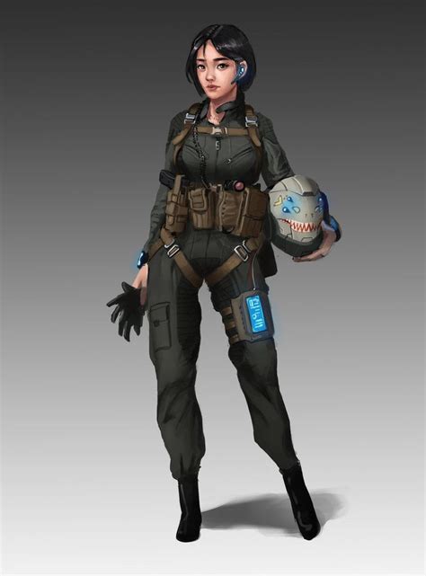 Mech Pilot By L3monjuic3 On Deviantart Sci Fi Character Art Pilots Art Cyberpunk Character