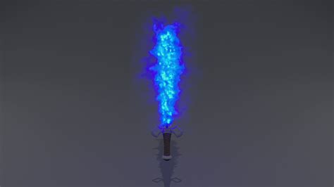 Blue Flame Sword Youtube