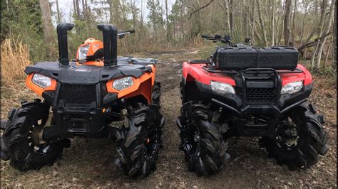 Polaris Sportsman 570 With Outlaw 2s Going Deep Youtube
