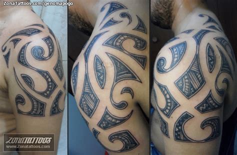 Adgkitb 2 piezas hombro medio brazo tatuaje scapuler pegatina. Tatuaje de Maoríes, Hombro