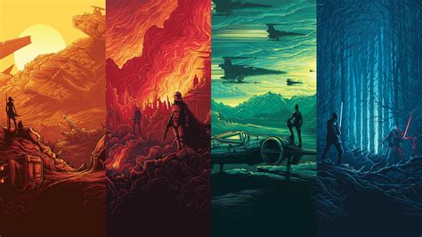 Wallpaper Illustration Star Wars Collage Artwork Science Fiction