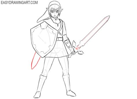 How To Draw Link Easy Drawing Art