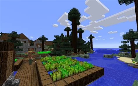 Dark oak wood is used to craft dark oak planks, which are important crafting ingredients. Dark Oak Village Plus Ocean Monument - Minecraft Seed HQ