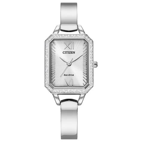 citizen eco drive silhouette crystal ladies watch nli solutions