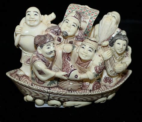 5 out of 5 stars (178) $ 39.00. Sold Price: Signed Japanese carved ivory Netsuke- six ...