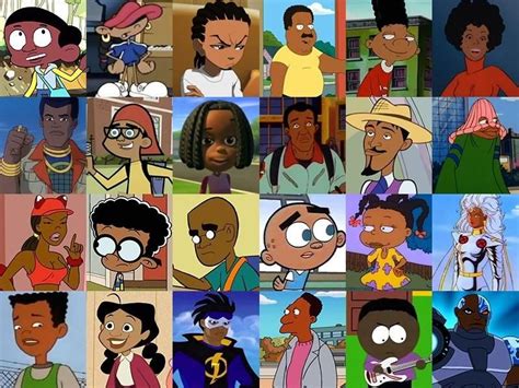 20 Best Male And Black Cartoon Characters Black Cartoon Characters Black Cartoon 90s Cartoon