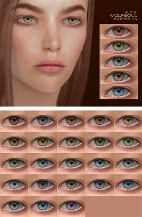 Alf Si Ts4 Eyes 13 Wolfsoul Hq Face Paint Category