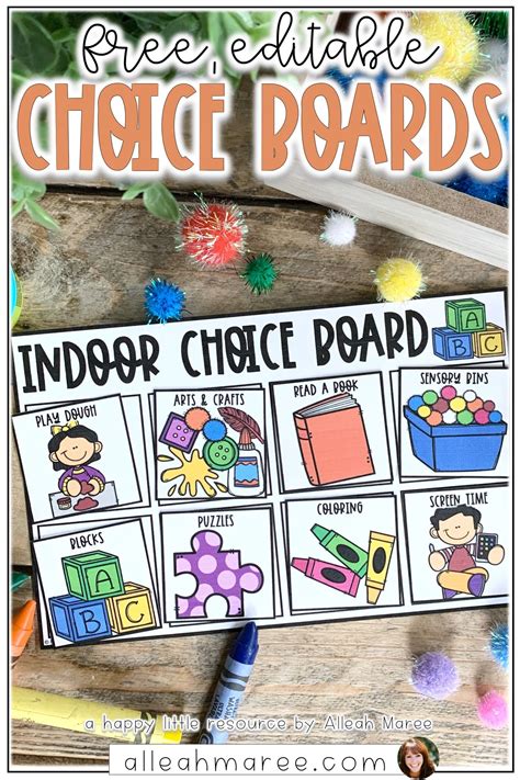 Free Editable Choice Boards For Learning At Home Or Distance Learning