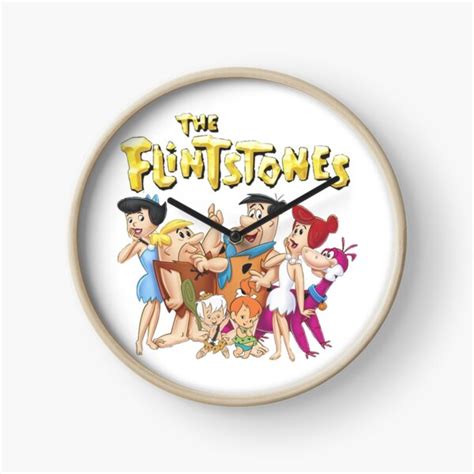 The Flintstones Clocks Redbubble