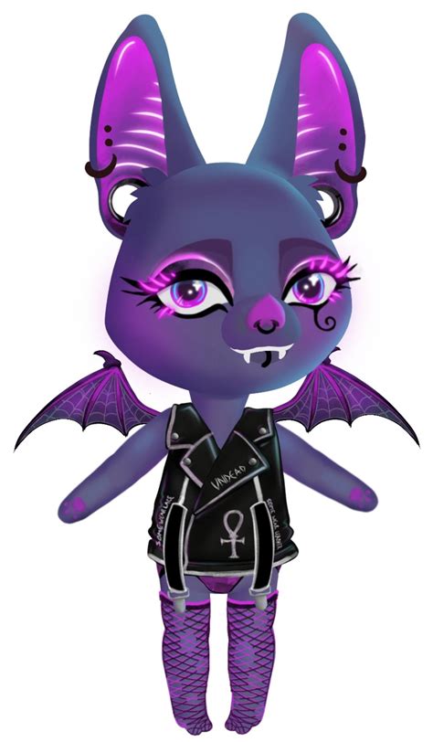 Finished My Little Animal Crossing Bat Fursona Now I Just Need To Rig