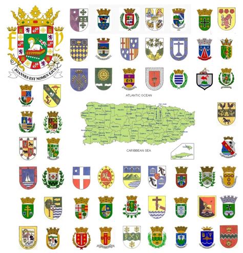 Coat Of Arms Crest Of Puerto Rico