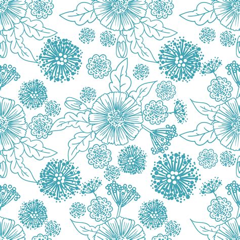 Trendy Seamless Floral Pattern 346928 Vector Art At Vecteezy
