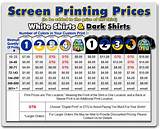 Prices For T Shirt Printing Photos