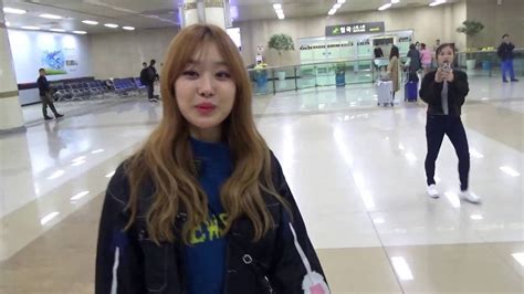 161023 시크릿 송지은 김포공항 귀국 Secret Song Jieun Gimpo Airport Youtube