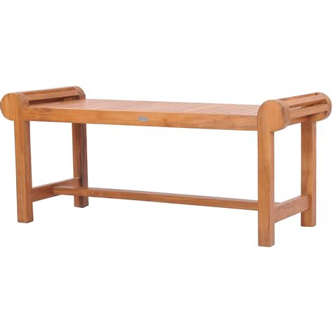 Teak Wood Lutyens Backless Bench By Chic Teak Only 64200