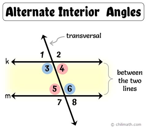 Alternate Interior Angles Proof Examples Two Birds Home