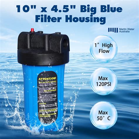 Whole House Water Filter System 10 X 45 Big Blue 1 Stage Rain