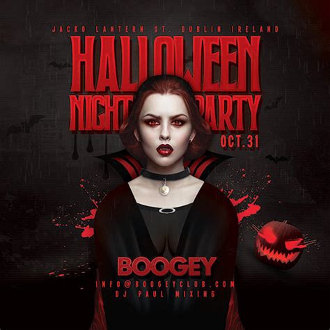 halloween night party flyer by n2n44 on deviantart