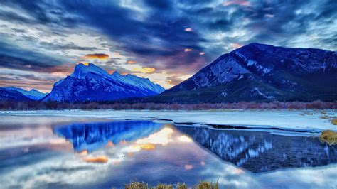 2560x1440 Canada Alberta Banff 1440p Resolution Wallpaper Hd Nature