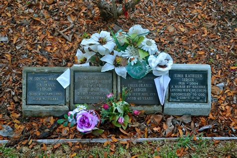 Heath Ledgers Grave Ingersolberg