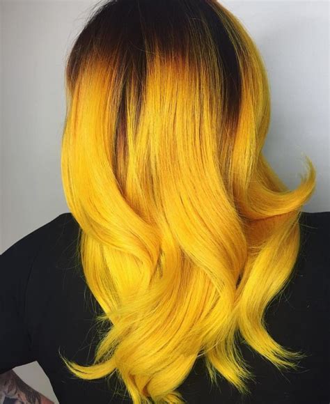 857 Best Yellow And Orange Hair Images On Pinterest Colourful Hair